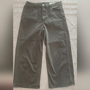 Rag & Bone Women’s Annie Wide Leg Jeans In Army Size 33